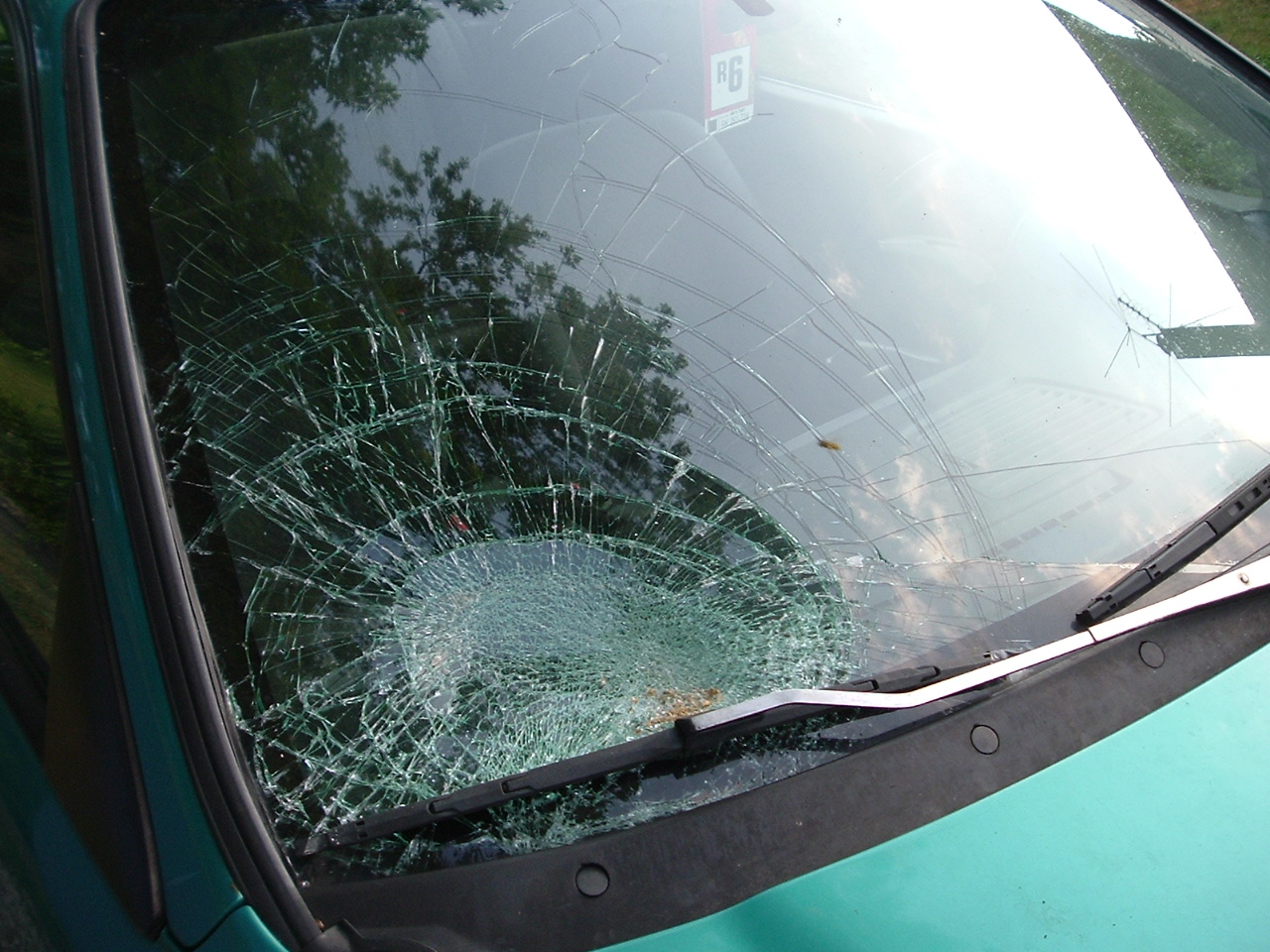 669 Civic Broken Window