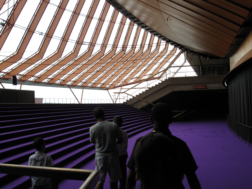 Day 289 Sydney Opera House interior Jan 2009